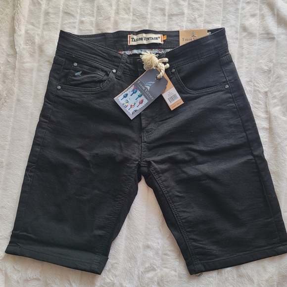 Tailor Vintage Connecticut Original men shorts | Black  | Size 30 | NWT - Picture 1 of 7